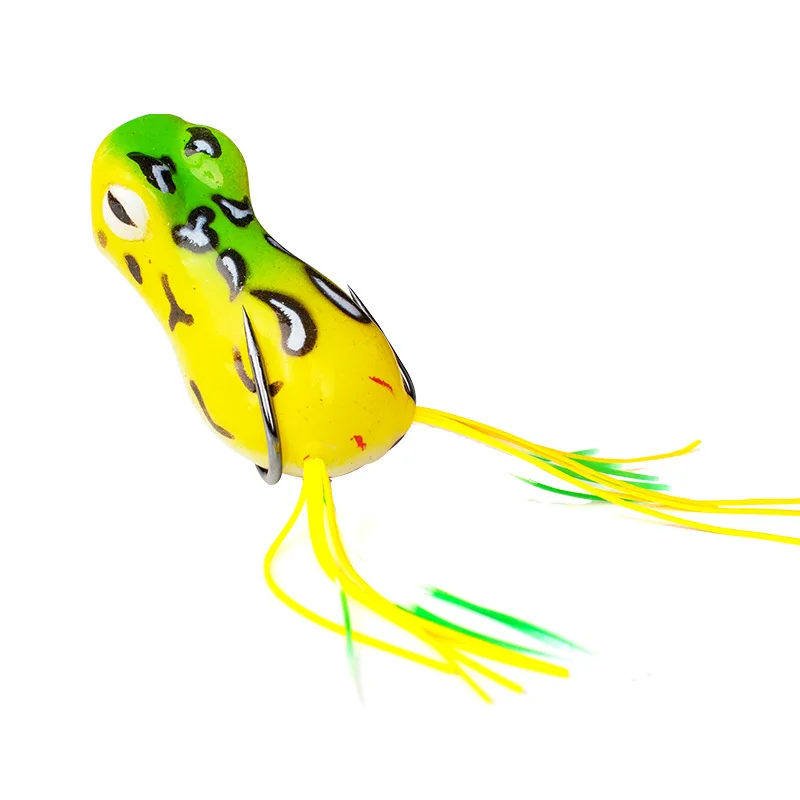 

11g/5.5cm wholesale Bionic silicone skirt fishing lure soft frog bait soft lures