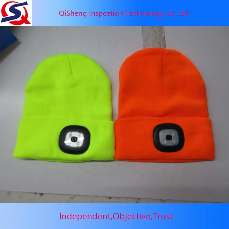 LED Beanie Hat Product Inspection Service YiWu Third Party Company/product Inspection Service Trade Assurance Service