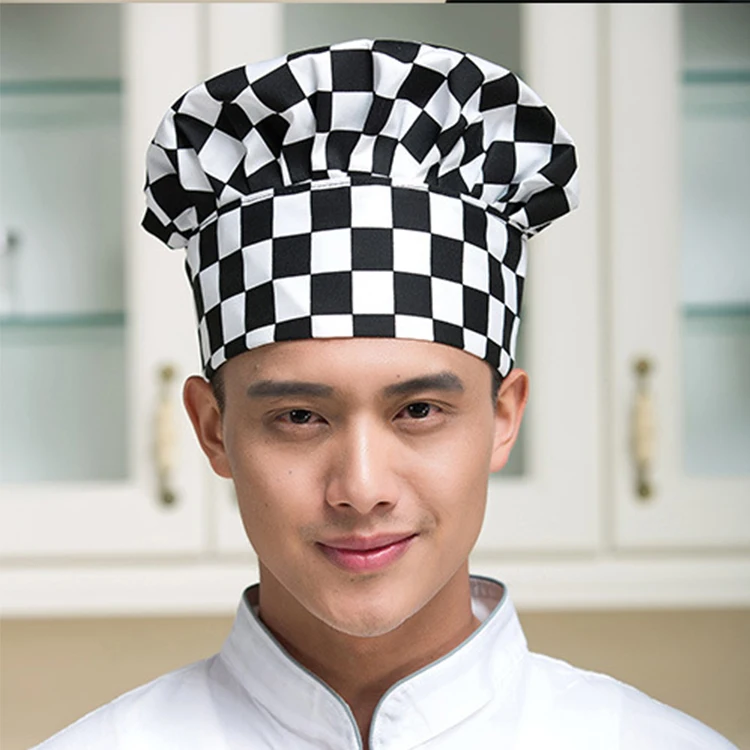 Custom Logo Restaurant Chef Hat For Hotel Kitchen Cafe Bar Chef's ...