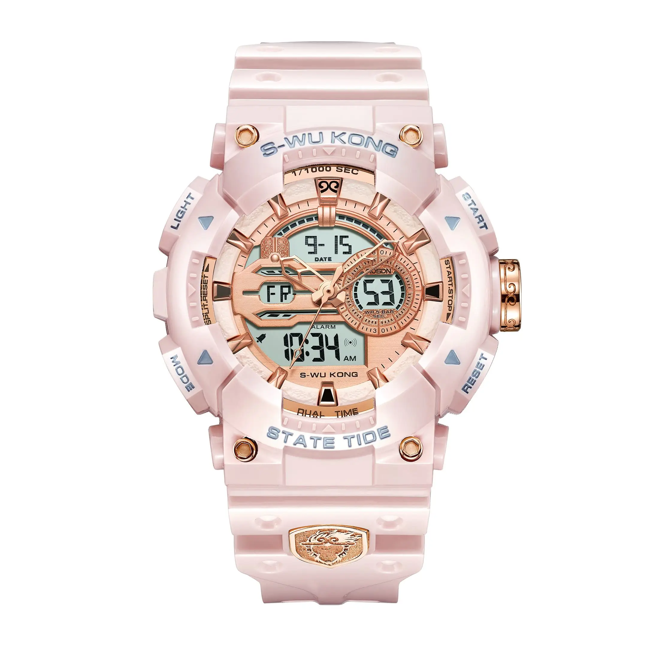 

ROSDN waterproof watch multifunctional watches digital watches Luminous shinewatch