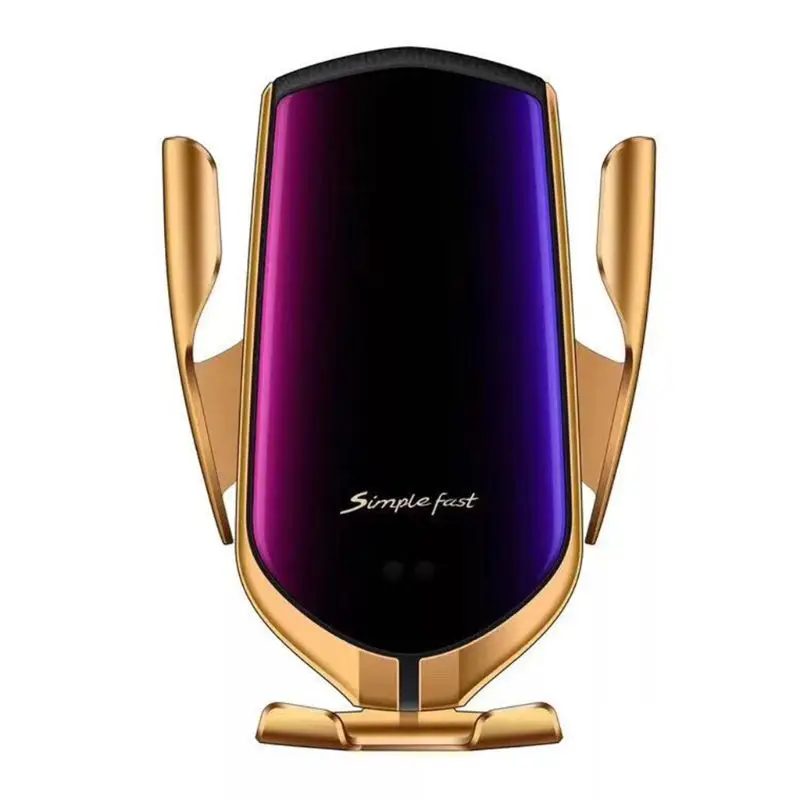 

Portable 10W fast charge wireless smart sensor car phone holder