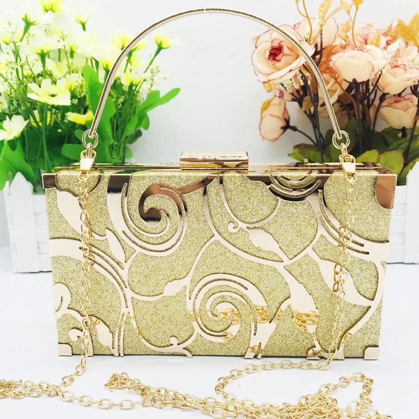 

New design dazzling flash fashion bag, price discount evening bag