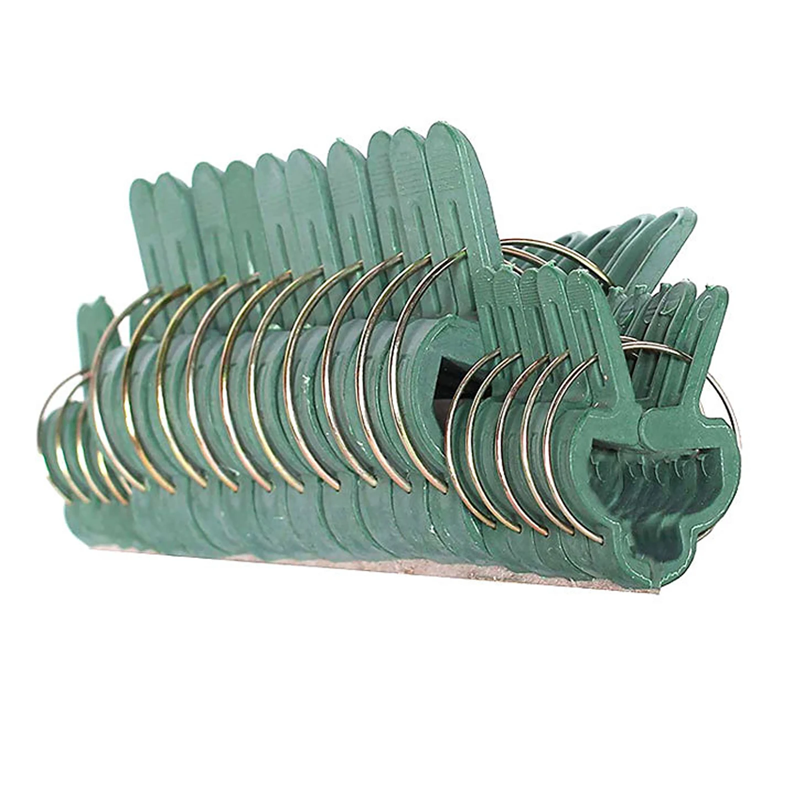 

Wholesale Durable Plant Support Clips for Gardening Gentle Plant Flower Clamps Supporting Climbing Vines Stalks, Green