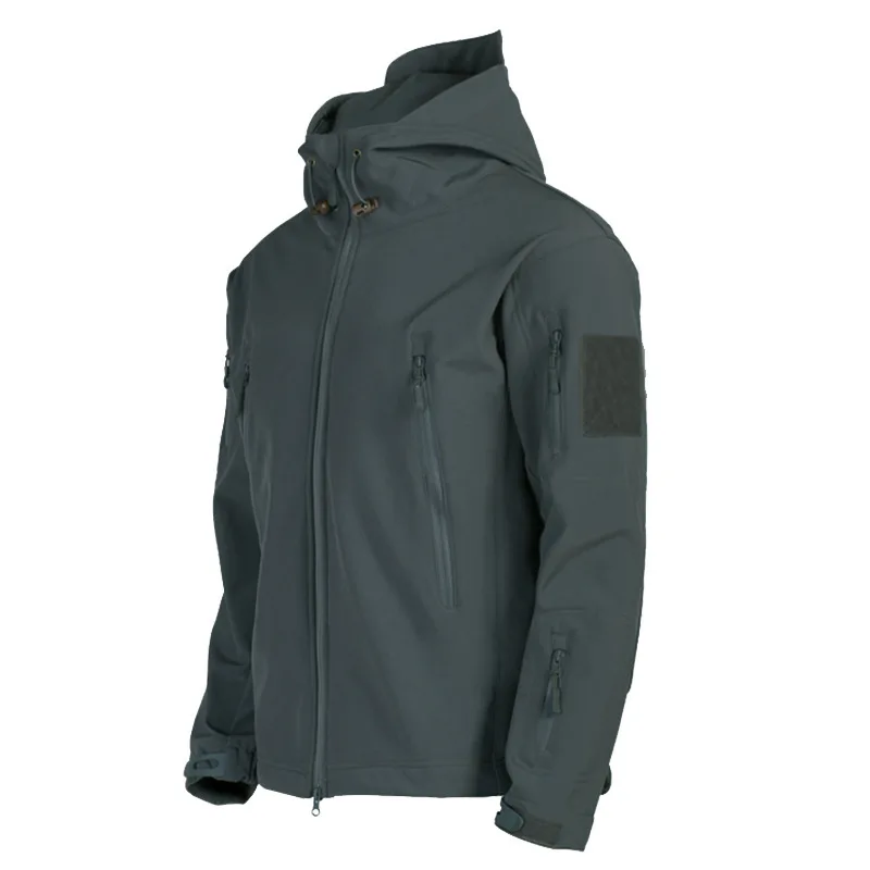 

Tactical Military Jacket Men Army Hoody Jacket Bomber Jacket 100% Polyester Shell Regular Clothing Length Polyester Fabric Stand