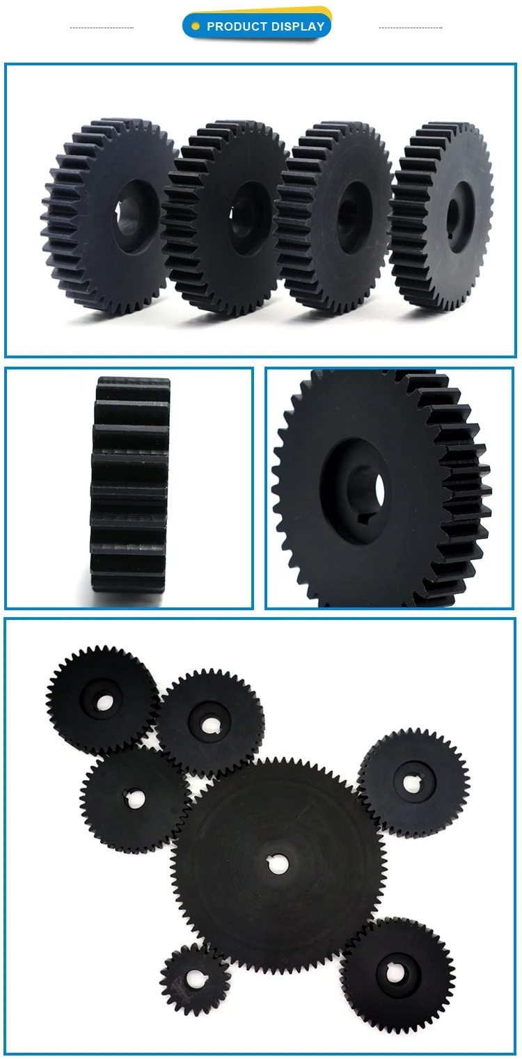 New Design Gear Factory Injection Gear Parts Customized Making Plastic Mc Nylon Gears
