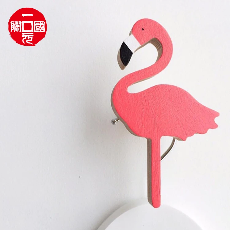 

One dollar INS Nordic style creative children's room wooden hooks home children's room wall decoration cross-border direct suppl