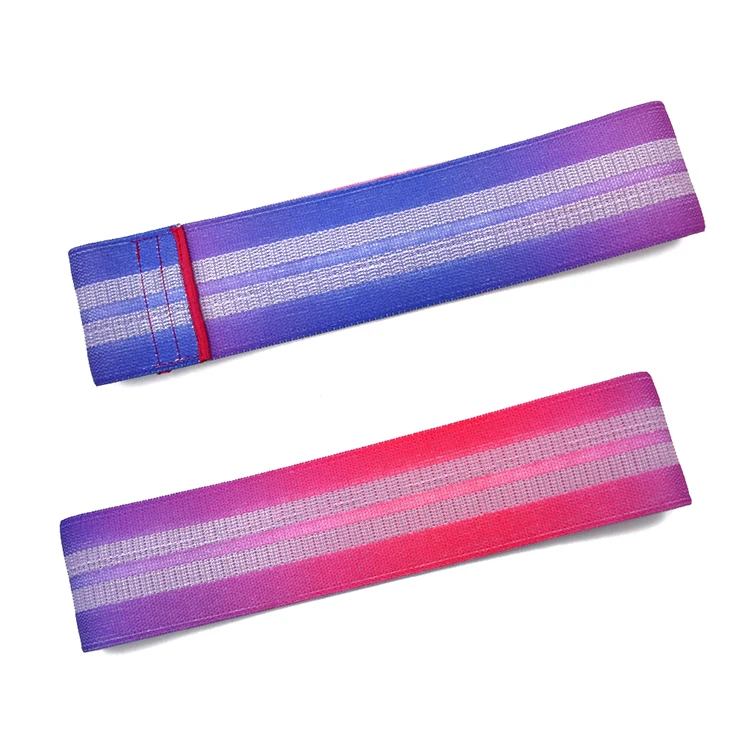 

high Quality latex Exercise Printed Set Booty Sports Resistance Hip Band, Custom