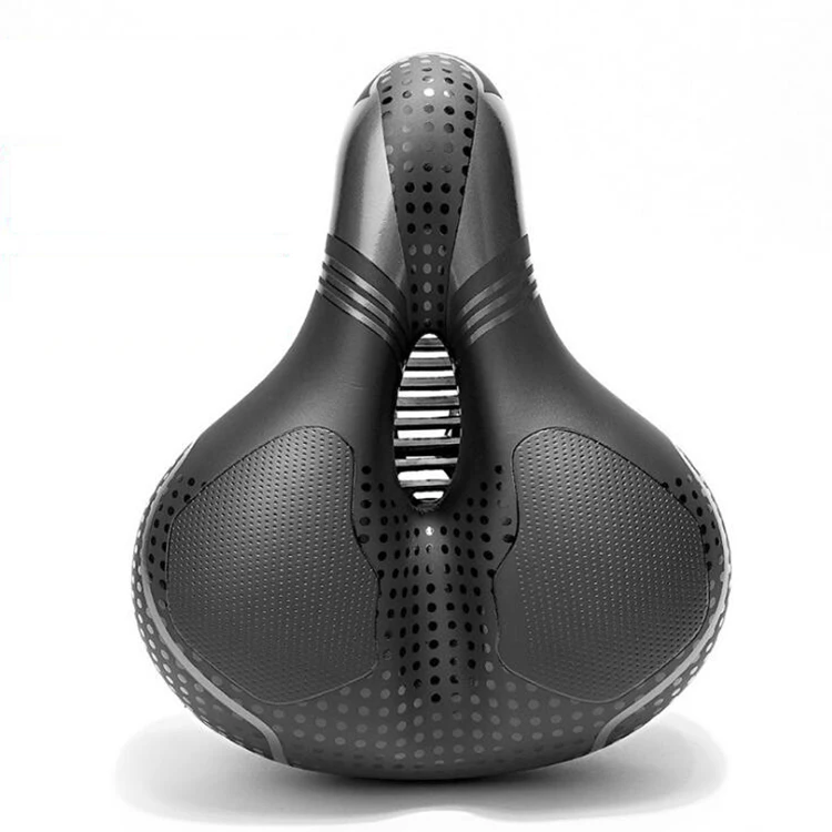 

Manufacturers supply simple bicycle saddles soft breathable thick mountain bike seat waterproof mtb saddle, Picture shows