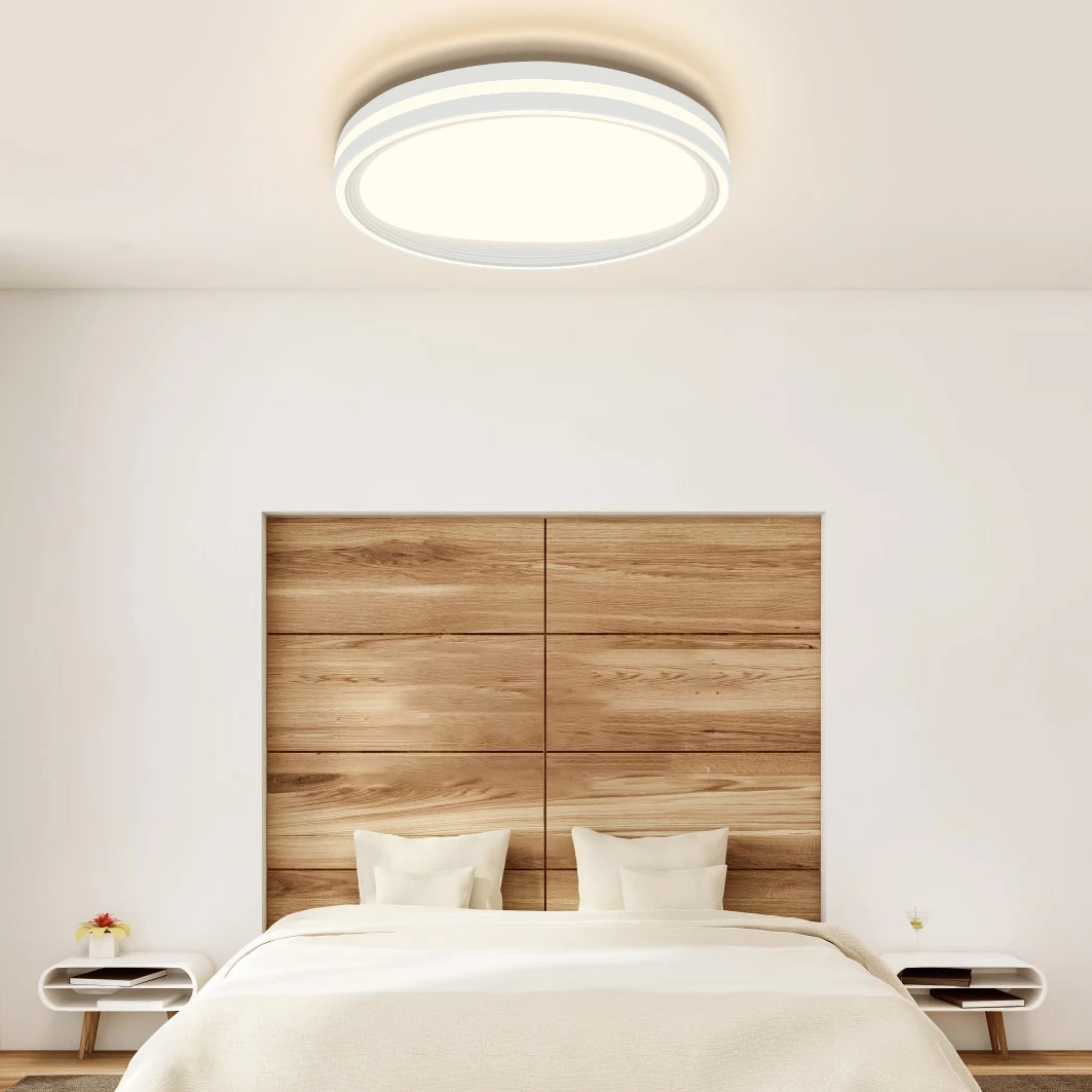 

Round LED Ceiling Lamp AC100-277V White Color Kitchen Balcony Porch Panel Light Fixture Modern Led Plafonnier