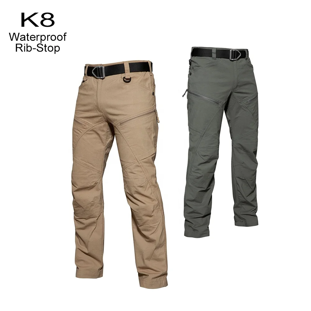 

Men's Rib Stop Waterproof Military Tactical Pants Trousers Army Fans Combat Pant Hiking Hunting Worker Cargo Pant