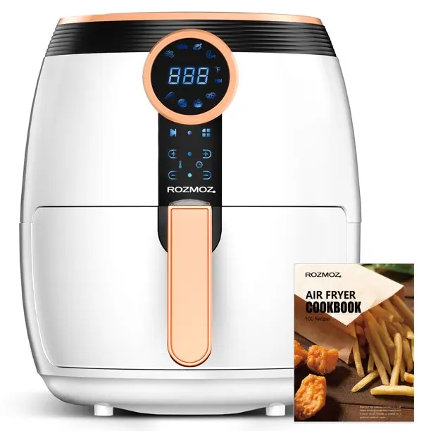 

Free shipping electric deep fryers white color air fryer digital air fryer