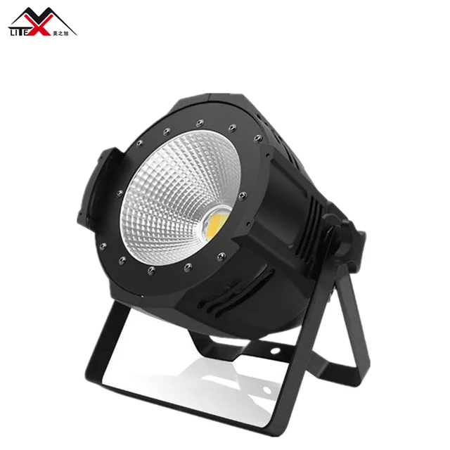 Wedding party light 100w 2in1 warm/cold white cob black disco led par stage light