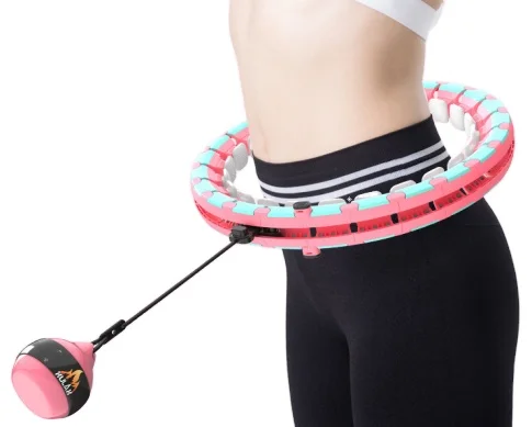 

wholesale counter digital sport waist massage fitness weighted smart hula ring hoop, Customized color