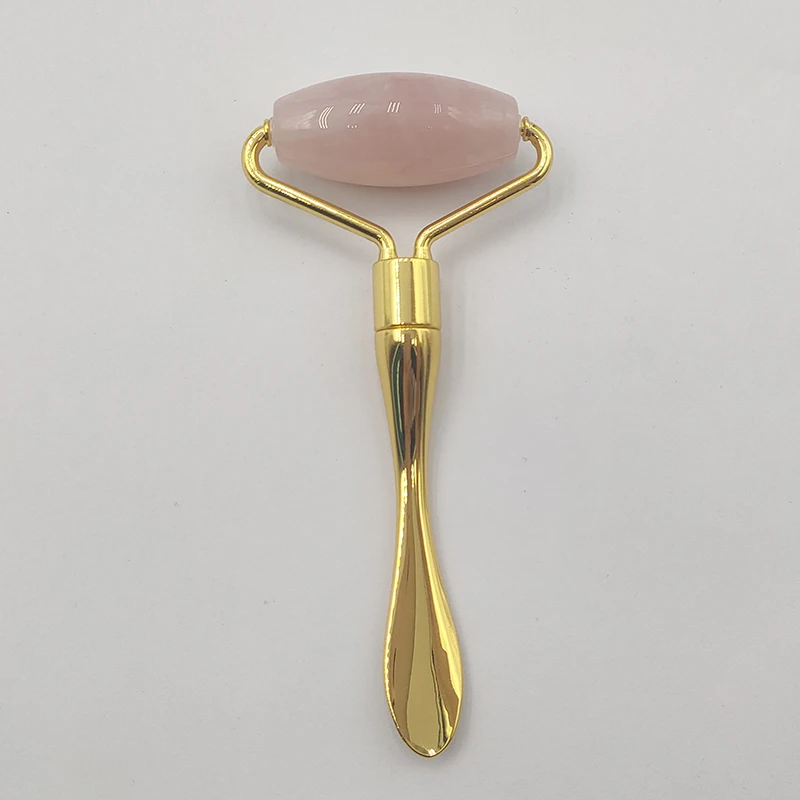 
2019 New Face Massager Roller Beauty Real 2 in1 Noiseless jade roller for Face and Neck with spoon for skin 