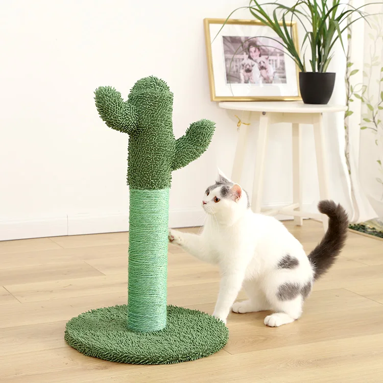 

Non-Slip Modern Cactus Shape Natural Sisal Climbing Frame Cat Tree Scratcher