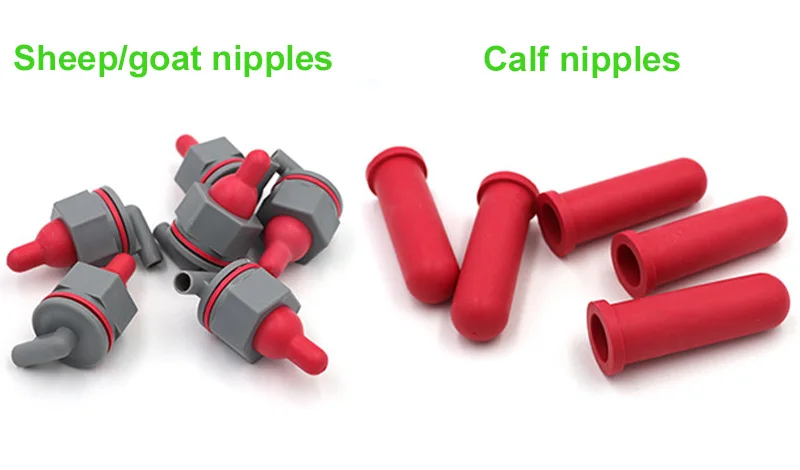 Sheep Goat Rubber Milking Feeding Bucket Nipple Cow Milking Nipples