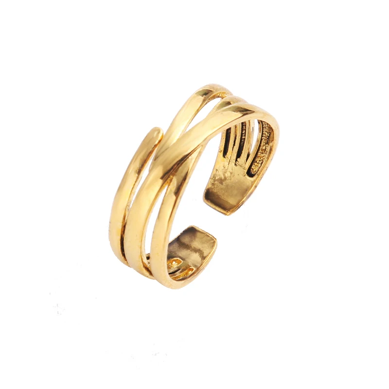 

Korean Retro Versatile Multi-Layer Ring 925 Silver-Plated Ring