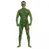 Men Wear Halloween Costume Europe America Print 3D Hulk Party Dress Cosplay Long Sleeve Jumpsuits