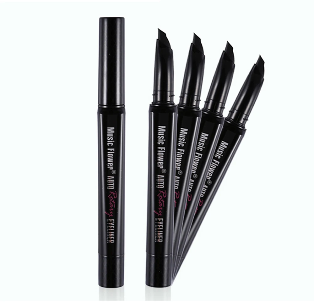 

Hot selling New Eye Makeup Cosmetic Eye Liner Pencil Rotating Pen Black Silky Waterproof Gel Eyeliner