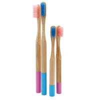 

Wholesale tooth brush bamboo toothbrush soft bamboo fiber bristles wooden handle environmentally toothbrush