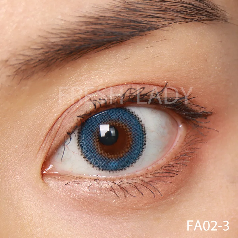 

Liangguo Fresh Lady Addict Blue eye circle color contact lenses