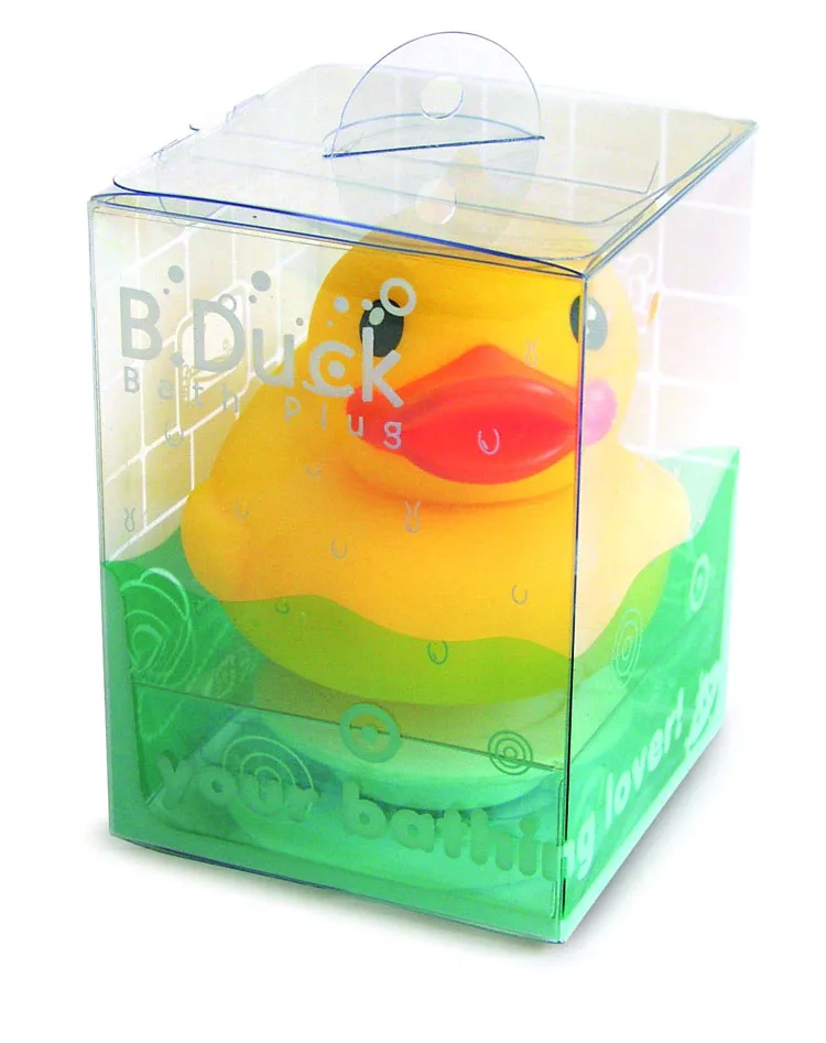 
Customized Logo Available Weighted Floating Duck PVC Vinyl Bath Duck Toy for Kids 