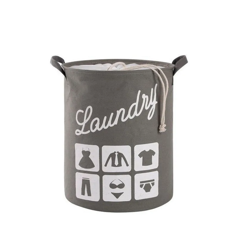 

wholesale canvas round bag thick canvas round bottom bag Customized service of developing LOGO for bags used for storage