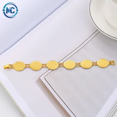 

Ethlyn Islam Coins Bracelet for Money Coin Bracelet Gold Color Unisex Arab Middle Eastern Jewelry Bangle, Colors