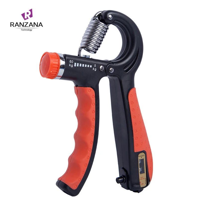 

5-60kg Smart Counting Grip Strengthener Gripper R-Shape Adjustable Hand Grip Pinch Carpal Expander