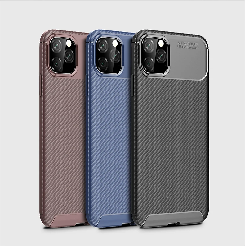 Carbon Fiber Protective Cover for iPhone 11 pro Max Luxury Case for iPhone 11 Phone Case Carbon Fiber Protective Cover for iPhone 11 pro Max Luxury Case for iPhone 11 Phone Case