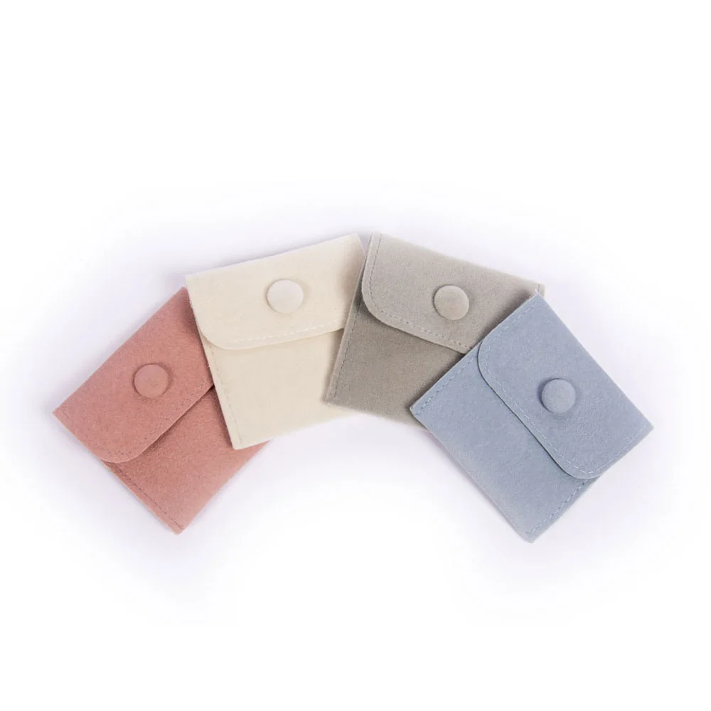 

Wholesale velvet jewellery packaging pouch custom jewelry bag with logo custom for jewelry, Pink + blue