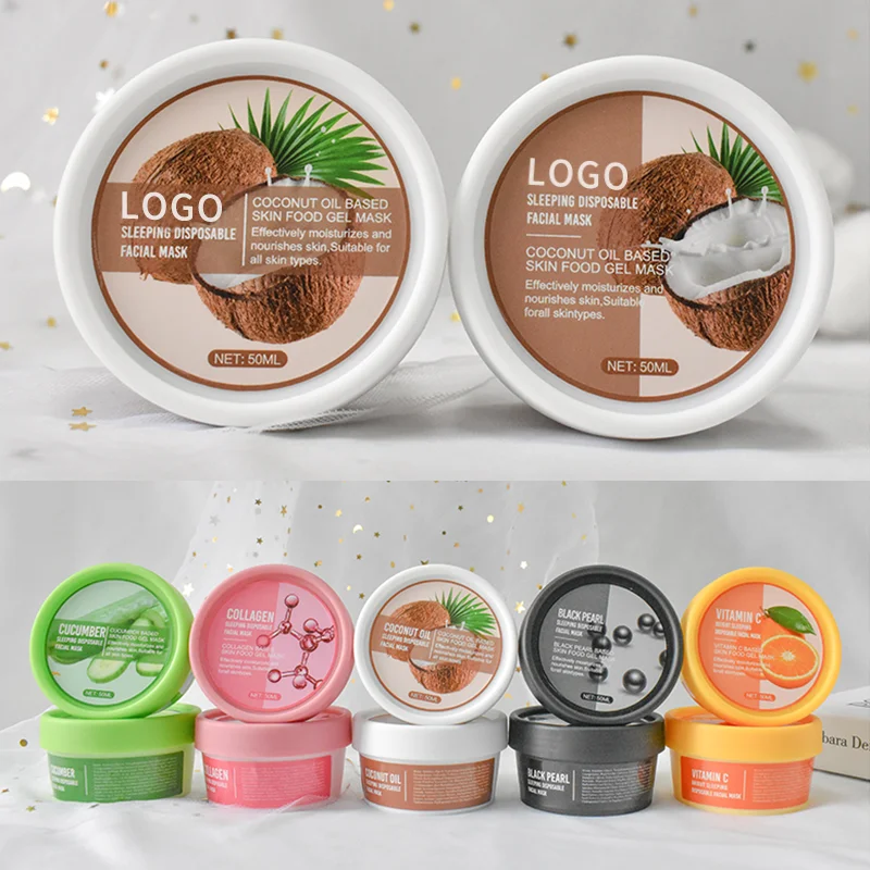 

Spot collagen good night jelly delicate pores smear sleeping clear face mask