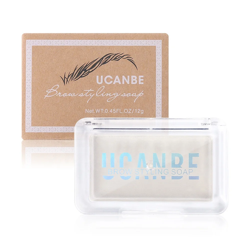 

Custom Logo UCANBE Brow Styling Gel Private Label Brow Soap Private Label Brow Cream, Clear