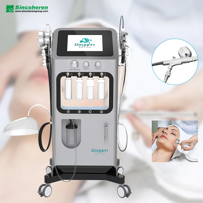 

hot selling professional Dermabrasion Hydra Machine for spa Ultrasonic RF Aqua Skin Scrubber