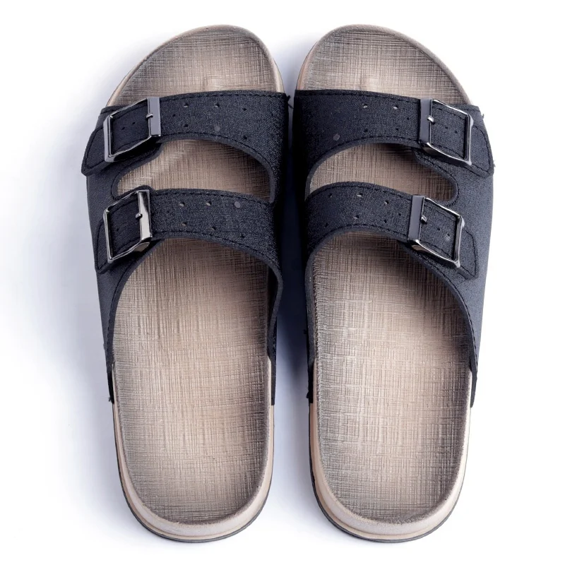 

2021 Fashion Men Summer Slide Couples Slipper Soft Eva Beach Slides The Word Drag Buckle Sandals Slippers Men