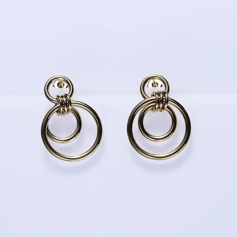 

Europe And The United States Exaggerated Big Brand Earrings Big Charm Drop Earrings, Customized color