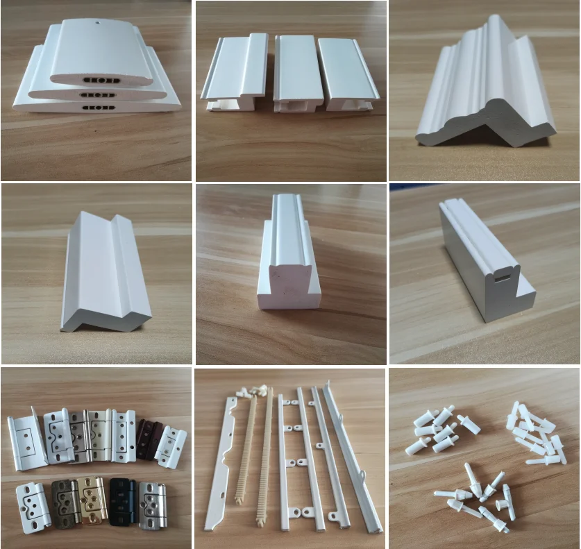 High Quality Extruded Pvc Plantation Shutter Blade Louver Components