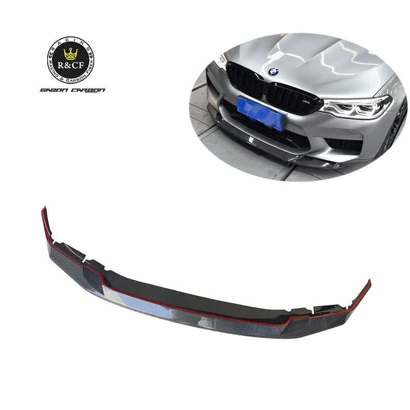

GTS style Carbon Fiber Lower Front Bumper Spoiler Splitter Lip For BMW F90 M5