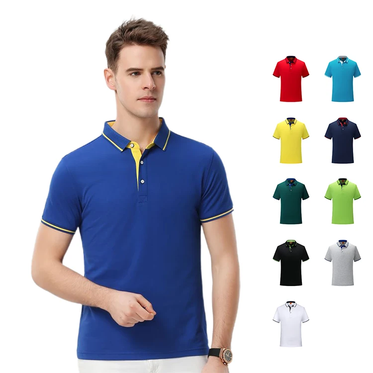 

fashion men's plain blank polo shirts wholesale polo neck shirts men, Can be customized