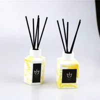 

50ml Scented Ceramic Marble Bottle Home Decorative Aromatherapy Fragrance Oil Reed Diffuser