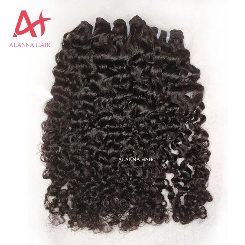 

Hot Sale Full Cuticle Aligned Raw Virgin Cambodian Hair Unprocessed, Natural Color Deep Wave Curly Human Hair Extensions 10"-30"