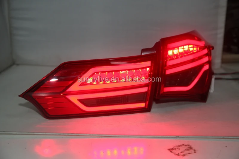 LED rear light For TOYOTA Corolla LED Altis 2014-2015 Year  Rear Lamps red color YZV2