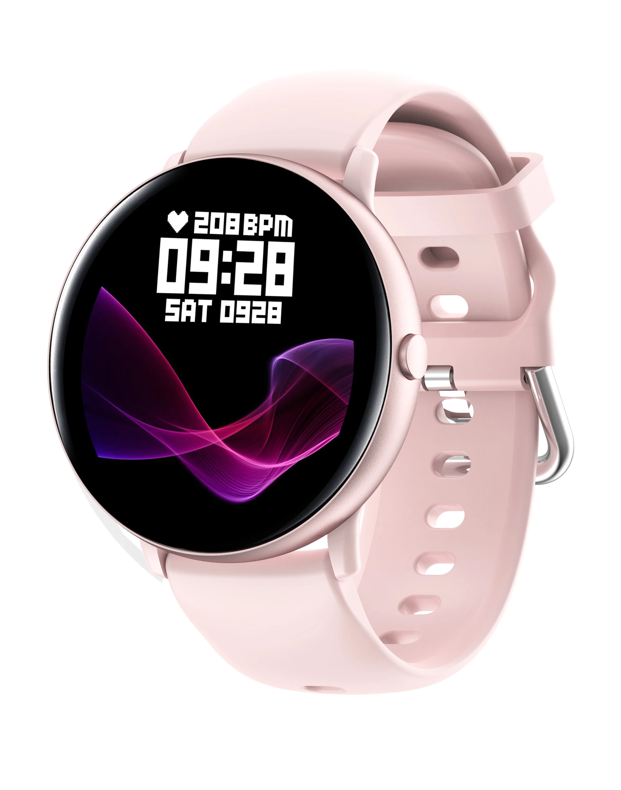 

Best Selling Relojes Inteligentes Ce Rohs Smartwatch Heart Rate Monitor Circle Smart Bracelet Smart Watch, Rose gold,red,pink,gun color