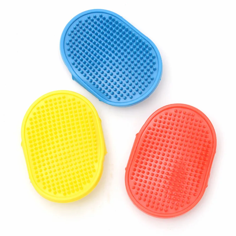 

Wholesale High Quality Pet Bathing Tool Dog Cat Massage Shower Bath Cleaning Brush, Yellow red blue