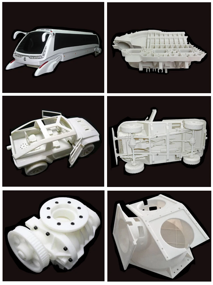 Custom abs rapid prototype cnc parts/ SLA / SLS 3d printing prototype