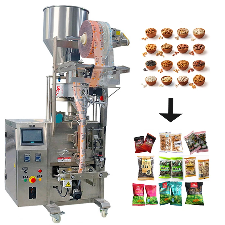 
Nuts peanuts Snacks Sachet Packing Machine Price automatic vertical pouch plastic paper bag packaging machines 