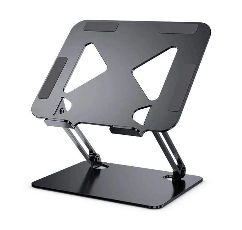 

New Arrivals portable foldable laptop riser stand height adjustable carbon steel notebook desk support for macbook