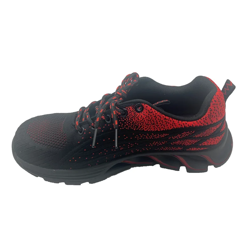 

sport safety shoes workshop steel toe lightweight safety shoes, Black red blue orange