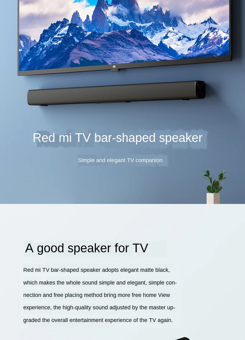 Xiaomi Mijia Redmi Tv Sound Bar Speaker 