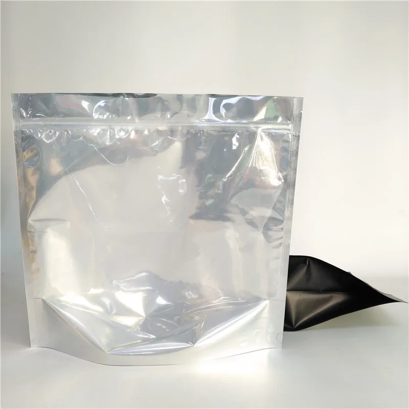 Custom Printed Mylar Window 1 Pound Smell Proof Bag Heat Sealed Storage